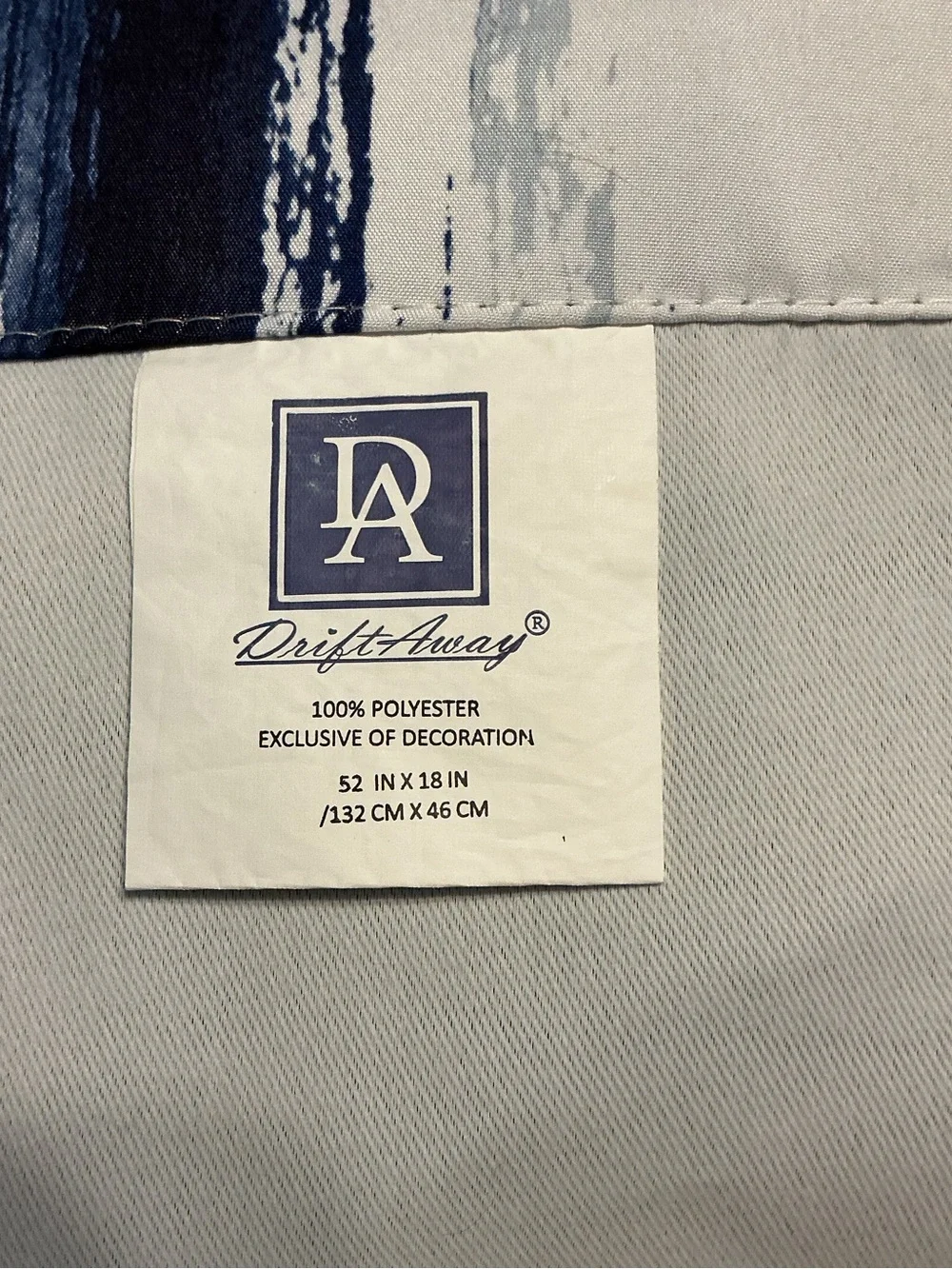 Drift Away Blue/White Valances